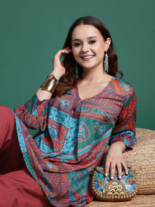 Sangria Women Kurta Pant Set