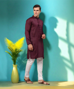 BEXARIO Men Kurta Pyjama Set