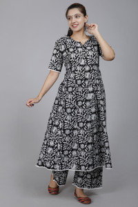 Yusra Women Kurta Palazzo Set