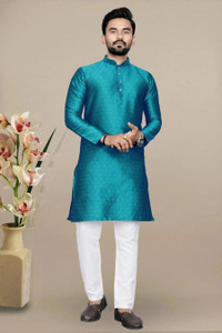 SHIVGARMENT Men Kurta Pyjama Set