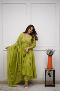 INAYATFASHION Women Kurta Pant Dupatta Set - Image 6