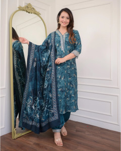 Klosia Women Kurta Pant Dupatta Set