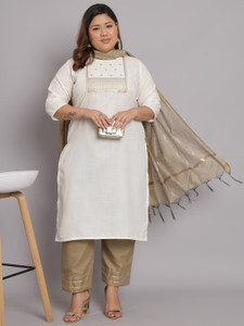 VredeVogel Women Kurta Pant Dupatta Set