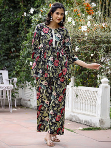 mokshi Women Kurti Palazzo Set