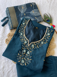 RAJLAXMI Women Kurti Palazzo Dupatta Set - Image 5