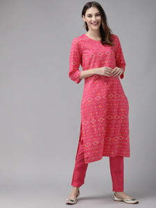 PSCHOICE Women Kurta Pant Set