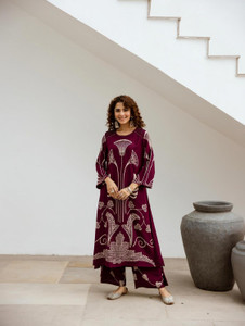 Nehamta Women Kurta Palazzo Set