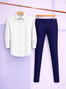 Black Deer Men Shirt Pant Set