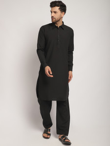 BANHUSSAIN Men Kurta Salwar Set