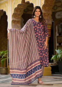 Klosia Women Kurta Pant Dupatta Set