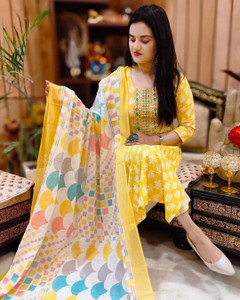 Shree Ganesh Fashion Women Kurta Salwar Dupatta Set