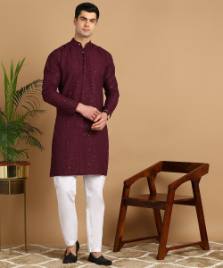 FUBAR Men Kurta Pyjama Set