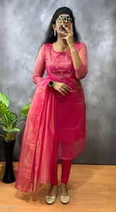 MahadevWorld Women Kurti Attached Dupatta Set