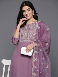 Indo Era Women Kurta Pant Dupatta Set
