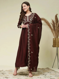 MOKOSH Women Kurta Pant Dupatta Set