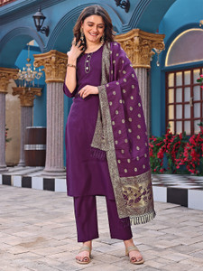 Trijal Fab Women Kurta Pant Dupatta Set