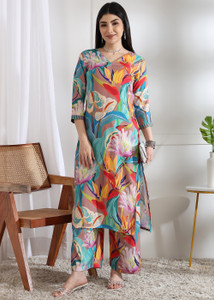New Ethnic 4 You Women Kurta Palazzo Set