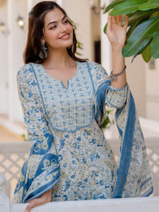 ANOUK Women Kurta Pant Dupatta Set