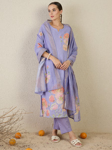 Indo Era Women Kurta Pant Dupatta Set
