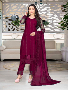 TOZRI Women Kurta Pant Dupatta Set