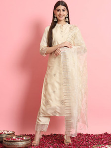 VredeVogel Women Kurta Pant Dupatta Set