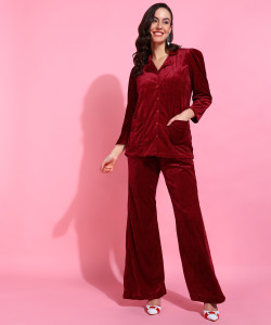 Rudraaksha Women Shirt Palazzo Set