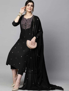 ANJIKI Women Kurti Pant Dupatta Set