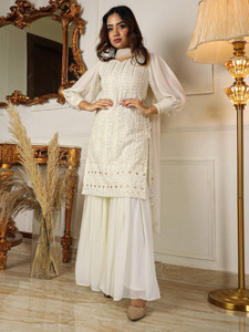 SANCIA Women Kurta Sharara Set