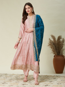 MOKOSH Women Kurta Pant Dupatta Set