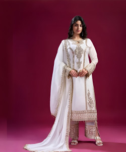 BlissWeave Women Kurta Palazzo Dupatta Set