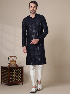 ADHIRAJAN Men Kurta Pyjama Set