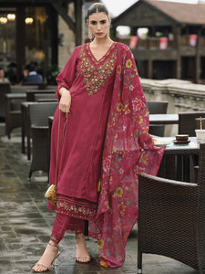 Indo Era Women Kurta Pant Dupatta Set