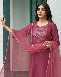 Samah Women Kurta Pant Dupatta Set