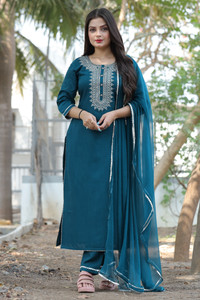 Kangopi fashion Women Kurti Pant Dupatta Set