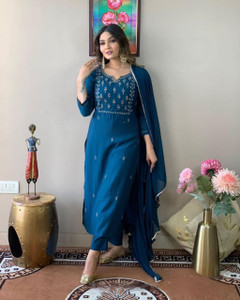 The Leady Designer Women Kurti Pant Dupatta Set