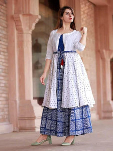 Niona Women Kurta Ethnic Jacket Set