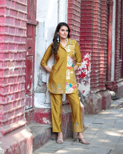 DISHWA FASHION Women Shirt Pant Set