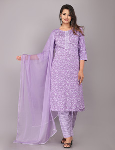 Blushwork Women Kurta Pant Dupatta Set