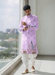 TRUST OUS Men Kurta Dhoti Set