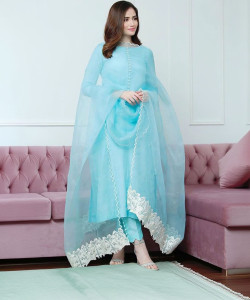 DD's creation Women Kurta Pant Dupatta Set