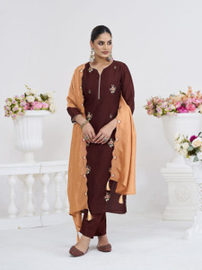 MOKOSH Women Kurta Pant Dupatta Set