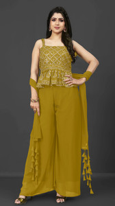 SANCIA Women Kurta Palazzo Set