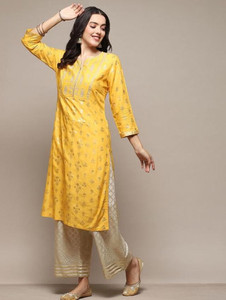 BIBA Women Kurta Palazzo Set