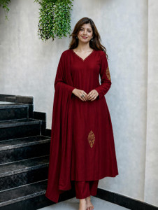 Tasrika Printed Kurta, Trouser/Pant & Dupatta Set