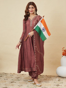 MOKOSH Women Kurta Pant Dupatta Set