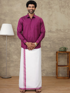 Ramraj Cotton Men Shirt Dhoti Set