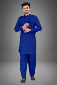 CHIRASVI Men Kurta Pyjama Set