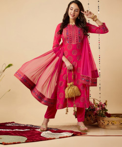 Wholesale Wala Women Kurta Pant Dupatta Set