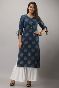 Mauka Women Kurta Palazzo Set