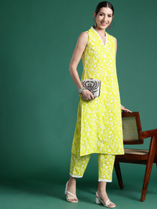 Indo Era Women Kurta Pant Set